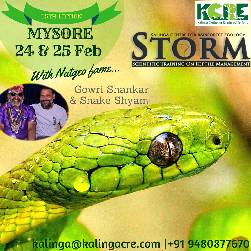 KalingaCRE on Instagram: This March, we are offering a combination of  online and offline workshops led by herpetologist P. Gowri Shankar. 1. An  online workshop on snake ecology that is designed for
